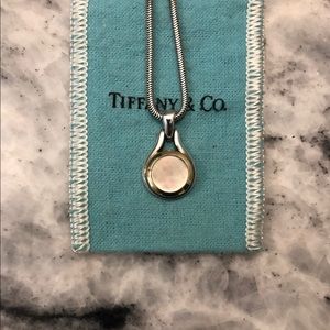 SOLD Tiffany 18K Gold, Silver, Mother of Pearl